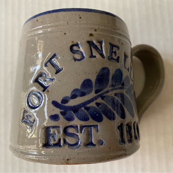 VTG Westerwald Pottery Fort Snelling 1819 Salt Glazed Mug - Picture 2 of 16